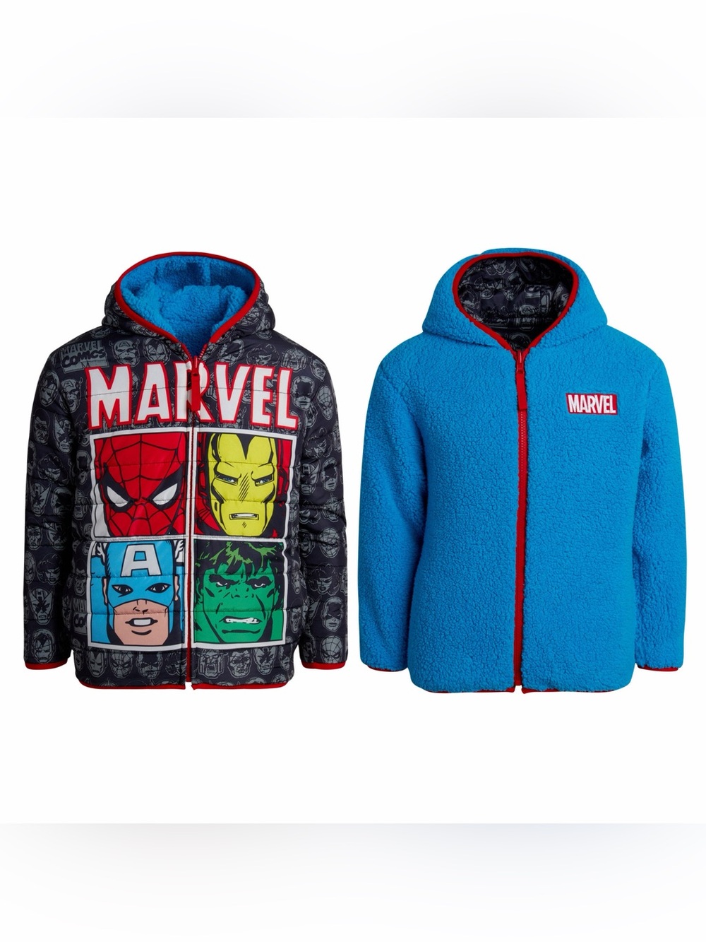 Marvel reversible Jacket- 2T